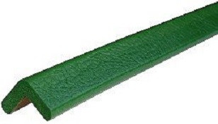 Protection d'angle Knuffi, profil d'avertissement et de protection type E, vert, 1 mètre, PE-900203