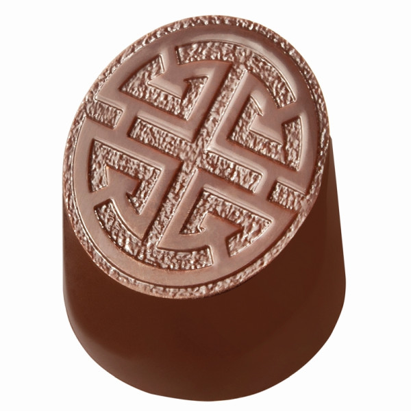 Moule à chocolat Schneider - Tampon Jade, 275 x 135 x 30 mm / 26 x 26 x 25,5 mm, 12,5 g, 3 x 8 pièces, 421794
