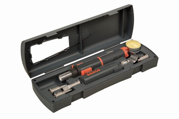 Fer à souder à gaz professionnel Bahco, réglable de 25 à 125 watts, ESD-safe, BGIS125