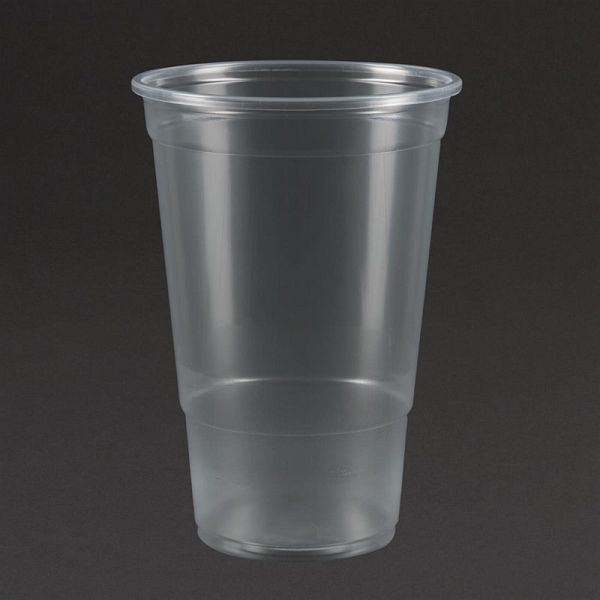 Verres jetables Plastico 570ml (jusqu'au bord), UE : 1000 pièces, U380