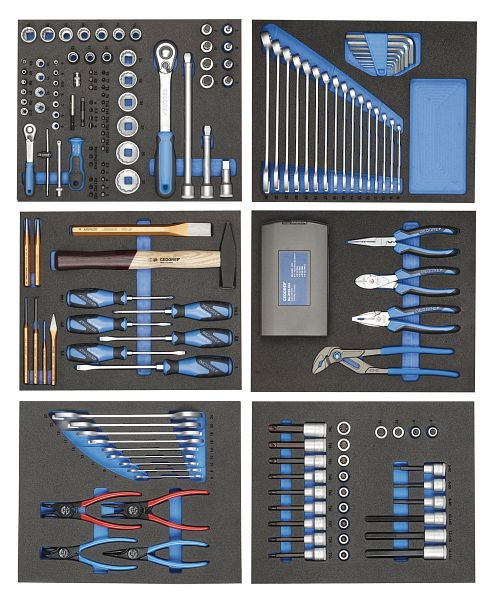Assortiment d'outils GEDORE en modules CT, 190 pièces, 2956527