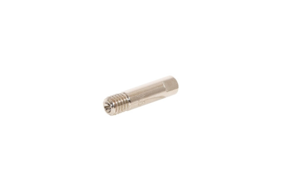 Buse à fil ELMAG MB 14 / MB 15 0,6 mm, longueur : 25 mm, diamètre extérieur : 6 mm, M6, nickelé, 54549