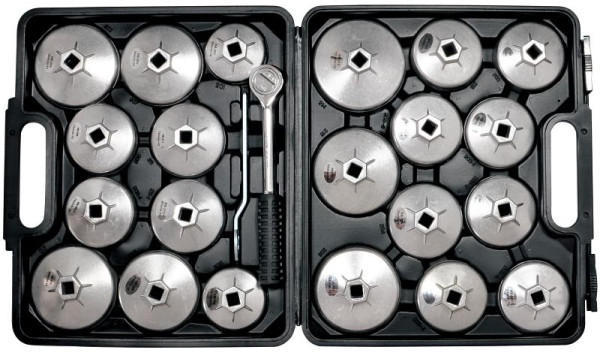 Assortiment de clés pour filtre à huile SW-Stahl, 23 pièces, 08450L
