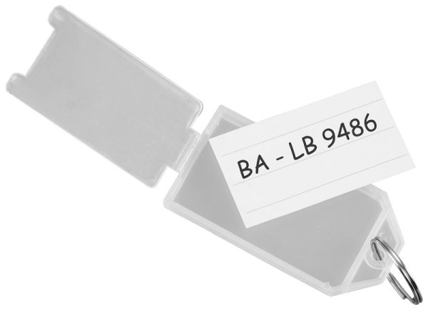 Étiquettes de rechange Eichner pour porte-clés, taille : 45 x 25 mm, UE : 500 pièces, 0508-00496