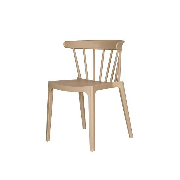 VEBA Windson chaise empilable sable, polypropylène, 54x53x75 cm (LxPxH), 50906