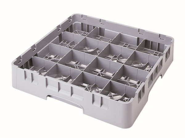 Panier de bonnet Cambro 16 compartiments Camrack® Soft Grey, UE: 6 pièces, 16C258151