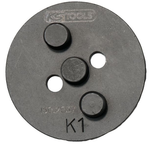 Adaptateur d'outil pour piston de frein KS Tools n° K1, diamètre 54 mm, 150.2037
