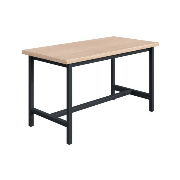 Etabli SOFAME PTH L 1200 x P 750 x H 840 mm, plan de travail multiplex 40 mm, gris anthracite RAL 7016, W010020003GA