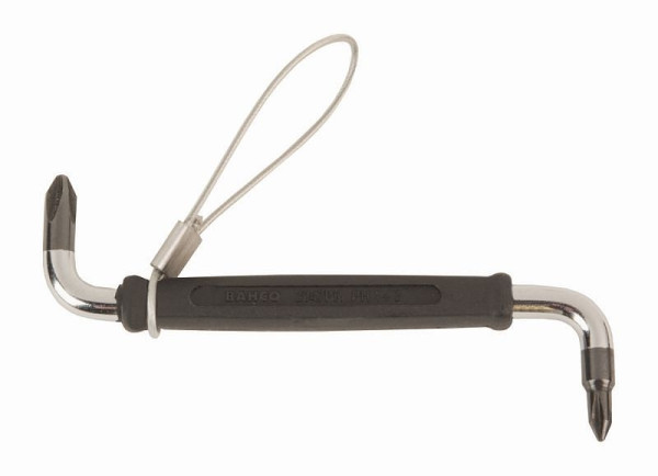 Tournevis coudé Bahco Double coudé PH-1+2 Verrouillage de hauteur 100 mm TAH2047PR-1-2