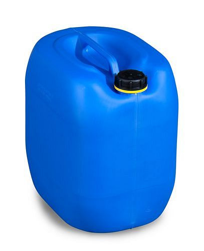 Bidon en plastique DENIOS en polyéthylène (PE), 30 litres, bleu, 266-997