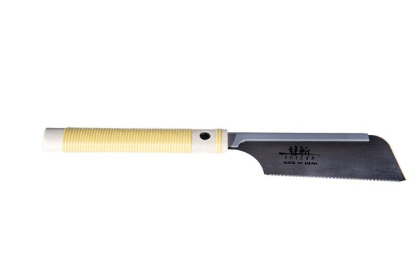 Ulmia Handsäge "Dozuki Mini" Holzgriff mit Kunstrattan, Sägeblattlänge 150 mm, 285-150