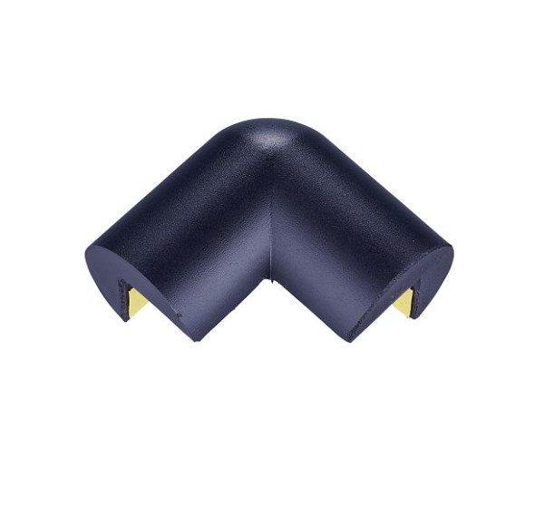 Coin de protection Knuffi, type d'angle A2D, noir, PEA-10810
