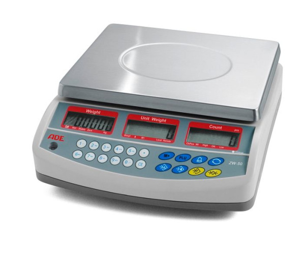 Balance de comptage ADE ZW50-15, charge maximale : 15 kg, incrément de chiffres : 0,5 g, 2850-15