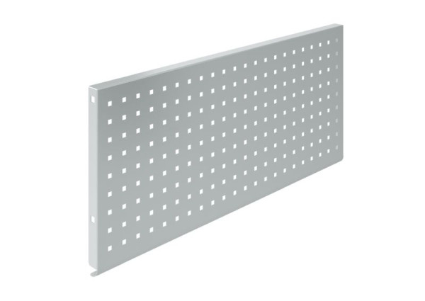 Plaque perforée SOFAME L635 x H 375 mm, gris clair RAL 7035, W010080120GC