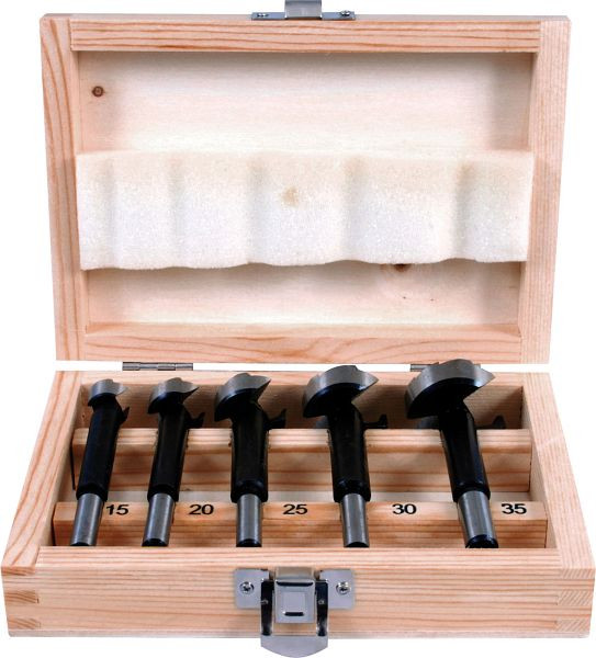 Cassette d'embouts Projahn Forstner 5 pièces 15/20/25/30/35 mm, 33001