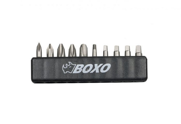 Jeu d'embouts Boxo 1/4" - Phillips, carré, BH4281-1