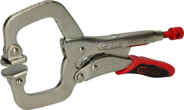 KS Tools Pince à souder, mâchoires de serrage mobiles 0-30 mm, 115.2013