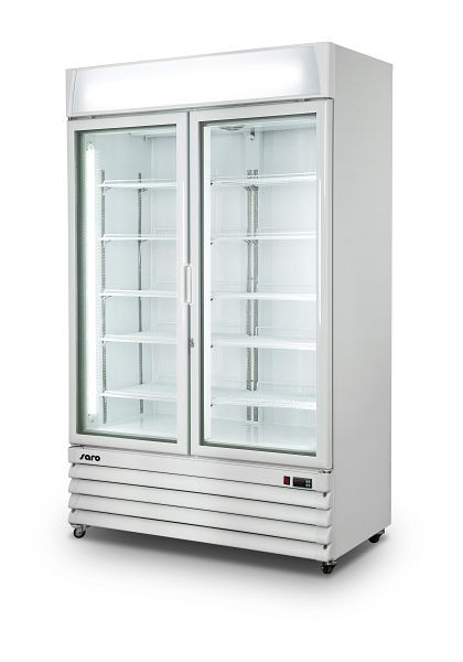 Congélateur Saro avec porte vitrée - modèle 2 portes D 800, 453-1009