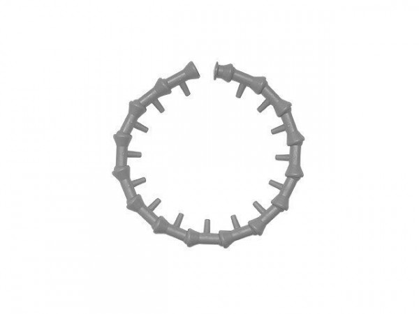 Loc-Line Ringsystem 1/4" grau, L41479G