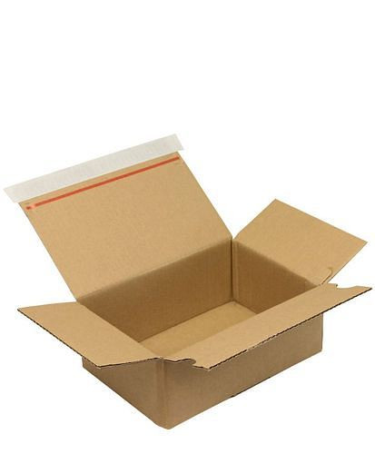 Boîte pliante automatique TransPak, 1 paroi, avec fermeture SK, 230 x 160 x 80 mm, format A5, qualité 1.20B, pack : 20 pièces, 299445