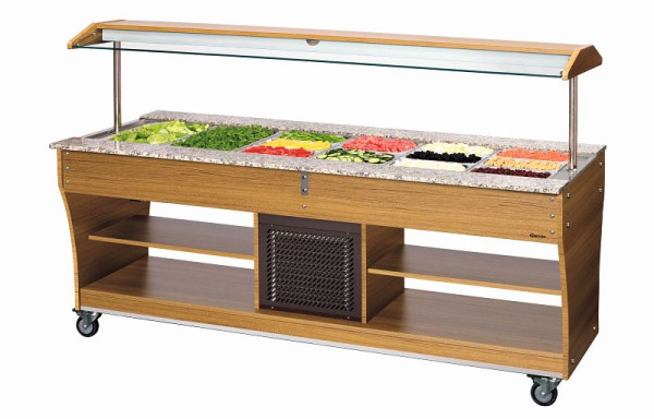 Chariot buffet Bartscher, froid, 6x 1/1 GN, 125527