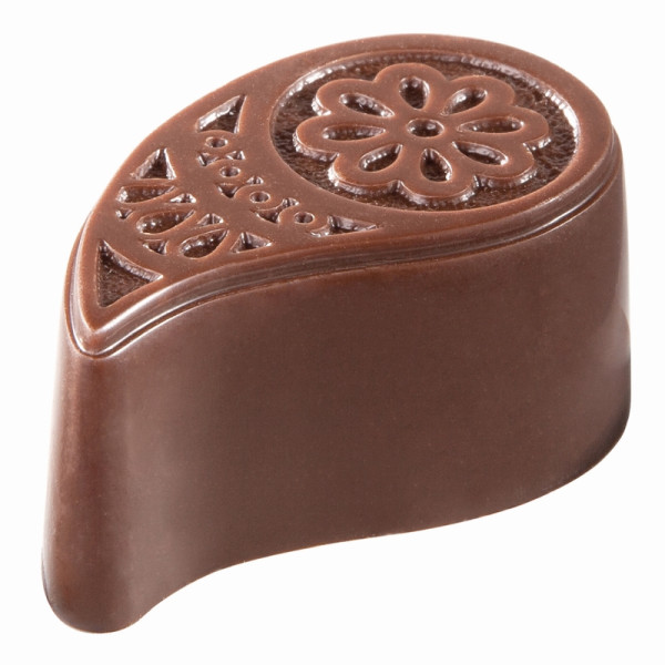 Moule à chocolat Schneider - Goutte Scherazade, 275 x 135 x 24 mm / 38,5 x 22,5 x 17,5 mm, 12,5 g, 3 x 5 pièces, 421779