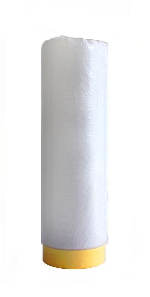 Film de masquage VaGo-Tools avec ruban de masquage 2100 mm x 20 m, UE : 5 pièces, 401-2100-20x5_yv