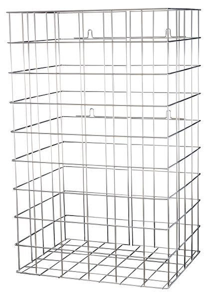 Corbeille All Care MediQo-line 60 litres aspect aluminium, 3821