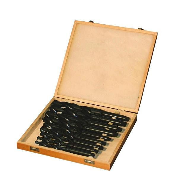Holzmann jeu de forets hélicoïdaux 14,5-30 mm MK2-MK3/HSS/9 pièces, SPSMK23