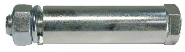 Dörner + Helmer Universal Achszubehör Set für Einbauräder mit Nabenlänge 60 mm, Stahl verzinkt, 20 x 61 mm (SB), VE: 6 Stück, 483030
