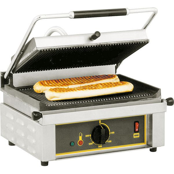 Grille de contact ROLLER GRILL, 3 kW, dimensions 430 x 385 x 220 mm (LxPxH), KE0702430