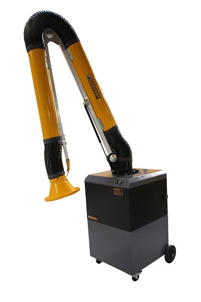 Bras d'extraction GEOVENT ASA4 debout avec articulations externes 3,0 m ø160 mm, ASA4-3-160-G