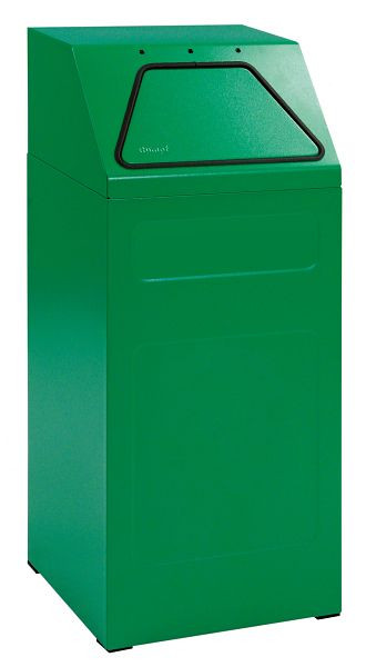 tri des déchets contondants 65, RAL 6024/6024, conteneur intérieur galvanisé, 65 litres, 5401006