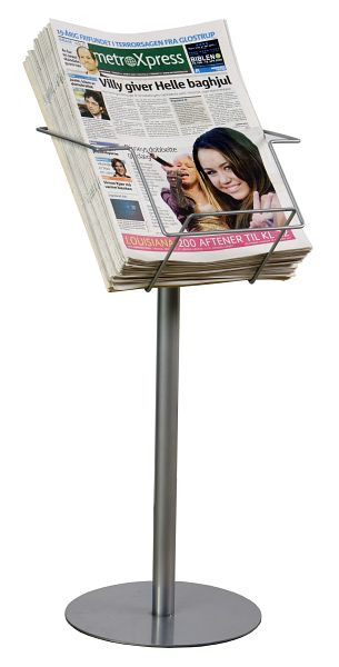 Twinco 5180 TWIN AGENDA TABLOID porte-journaux, argent, 5180-8