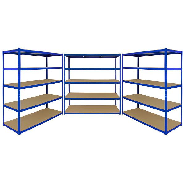 Monster Racking T-Rax support de rangement extra large, bleu, lot de 3, 20024