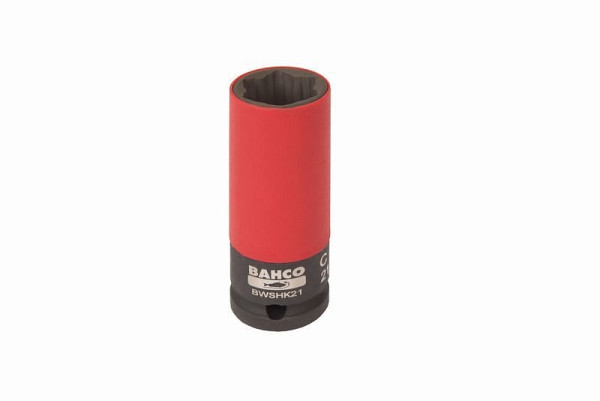 Douille à choc spéciale Bahco 1/2" pour le dévissage des véhicules Hyundai et KIA, SW 21 mm, 85 mm de long, BWSHK21