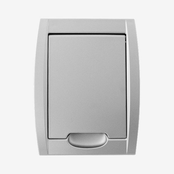 Prise d'aspiration HKW - PREMIUM, aluminium mat, 015710