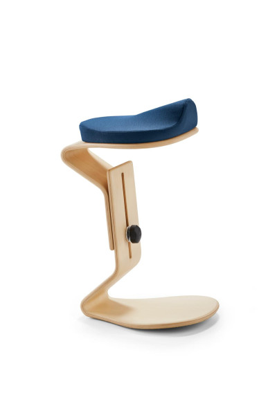 Tabouret NEST NATURE prêt avec assise 3D/confort, bleu foncé, 1189_96_30326