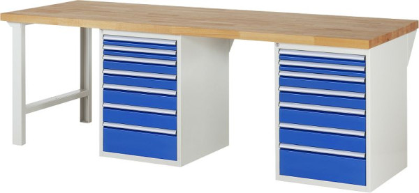 Etabli RAU série 7000 - modèle 7517-8, L2500 x P900 x H890 mm, 13-7517A8-259B4M.11
