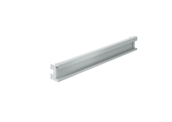 Rail de suspension SOFAME L635 mm pour caissons de rangement visibles, gris clair RAL 7035, W010080161GC