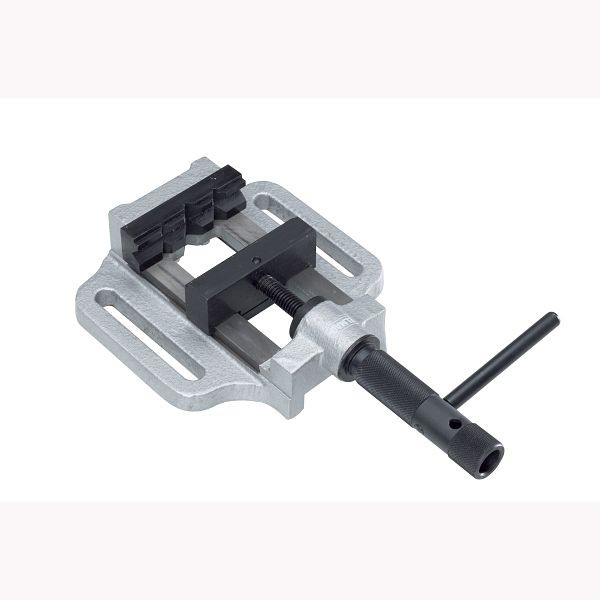 Etau machine ELMAG PROFI 4'/100 mm, avec mors prismatique, portée 100mm, 16082