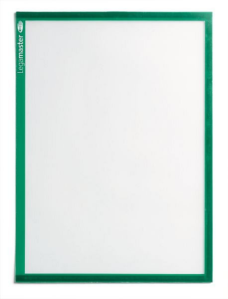 Porte-documents magnétique Legamaster DIN A4 vert, UE : 5 pièces, 7-635604