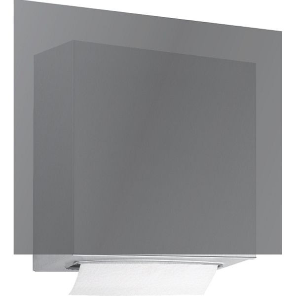Distributeur de serviettes Wagner EWAR 500 feuilles WP176, poncé mat, 727060