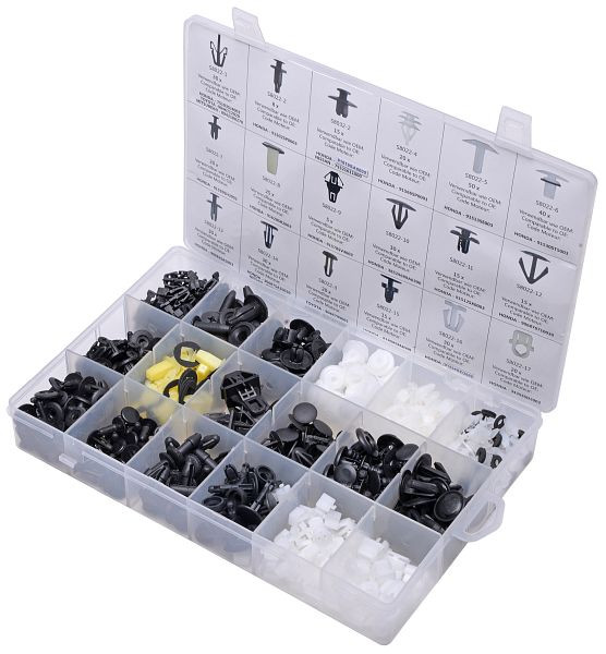 Assortiment de clips de fixation en acier SW, Honda, S8022