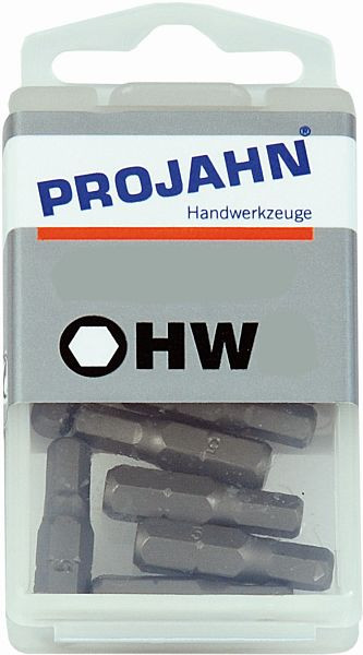 Projahn 1/4" longueur d'embout 25 mm douille hexagonale 5,5 mm lot de 10, 2699-10