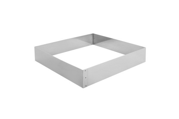 Cercle à gâteau Schneider "Carré", 26 x 26 x 5 cm, acier inoxydable, 155377