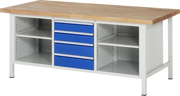 Etabli RAU série 8000 - modèle 8566, L2000 x P900 x H840-1040 mm, 13-8566A2-209B4H.11