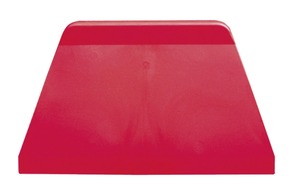 Coupe-pâte Schneider avec bande de poignée, forme carrée, ABS, rouge, 227850