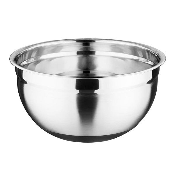 Bol en acier inoxydable Vogue avec base en silicone 8 litres, GG023