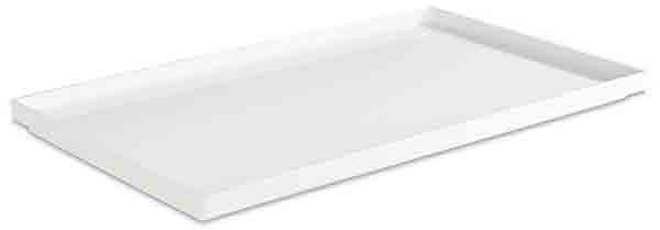 Plateau APS GN 1/1 -ASIA PLUS-, 53 x 32,5 cm, hauteur : 3 cm, mélamine, intérieur : blanc, brillant, extérieur : blanc, mat, 15449
